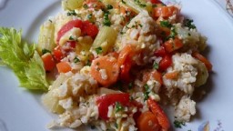 Recepta de cuina de Cassola Aromatica D'arròs i Verdures