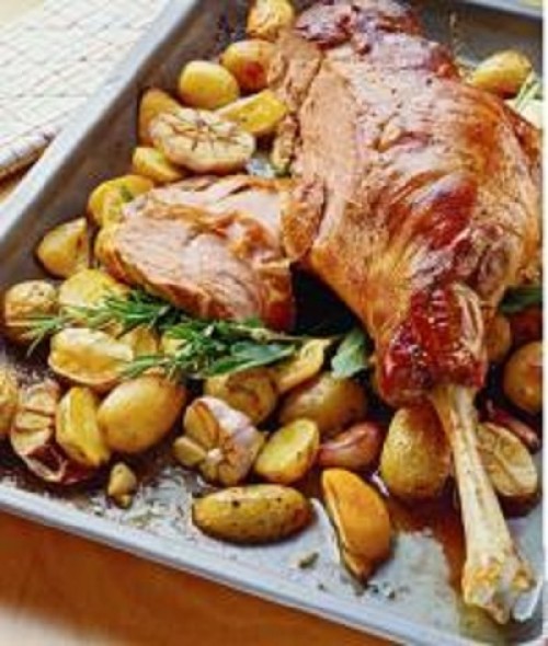 Cuixa de xai amb patates al forn | Recepta de cuina de Joan Corminas ...
