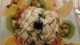 Recepta de cuina de Còctel de llagostins amb fruites naturals