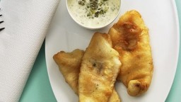 Recepta de cuina de Filets de Perca en Pasta de Cervesa i Salsa Tàrtara