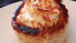 Recepta de cuina de Vol-au-vents de brandada de bacallà, gratinats