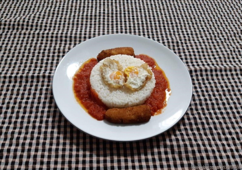 Arròs a la cubana