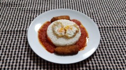 Recepta de cuina de Arròs a la cubana