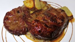 Recepta de cuina de Galta de porc desossada amb mostassa a l’antiga