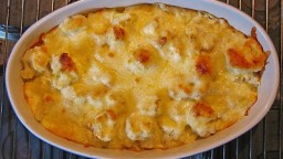 Recepta de cuina de Gratinat de patates i coliflor