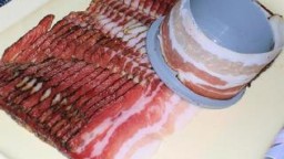 Recepta de cuina de Ous remenats amb cansalada