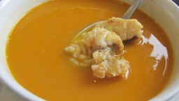 Recepta de cuina de Sopa de peix amb arròs i rap