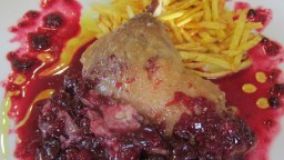Recepta de cuina de Confit d'ànec amb fruits vermells
