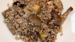 Recepta de cuina de Arròs de colomí amb ceps