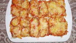 Recepta de cuina de Pizza d'albergínia