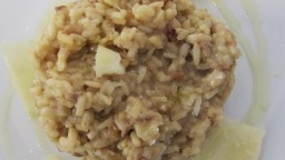 Recepta de cuina de Arròs cremós de parmesà i ceps