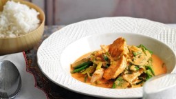 Recepta de cuina de Curri vermell tailandès amb pollastre