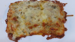 Recepta de cuina de Lasanya de carn i verdures