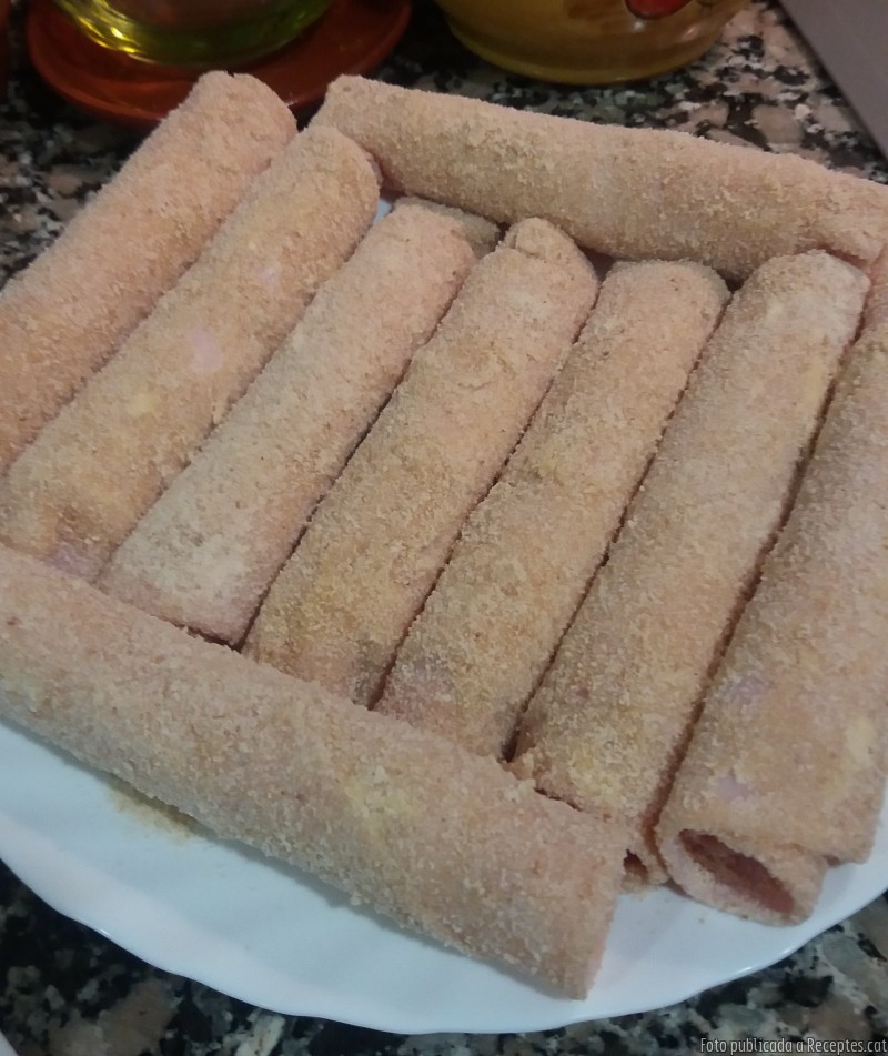 Flamenquins de pernil i formatge