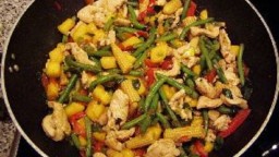 Recepta de cuina de Pollastre amb Mango