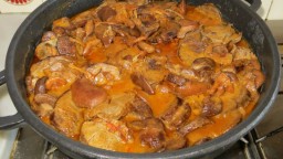Recepta de cuina de Estofat de vedella amb bolets