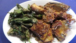 Recepta de cuina de Estofat de xai amb pebrots del Padron