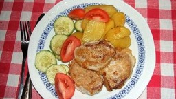 Recepta de cuina de Medallons de porc arrebossats amb pasta