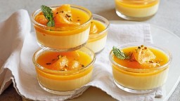 Recepta de cuina de Pannacotta amb gingebre i mandarina