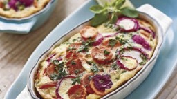 Recepta de cuina de Truita de primavera amb formatge