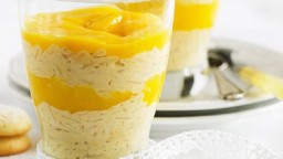 Recepta de cuina de Arròs amb llet i mango