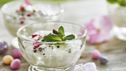 Recepta de cuina de Stracciatella de menta amb crema de Quark