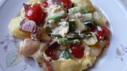 Recepta de cuina de Cassola de cebes tendres