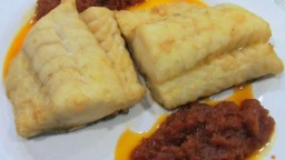 Recepta de cuina de Bacallà amb salsa de tomàquet natural