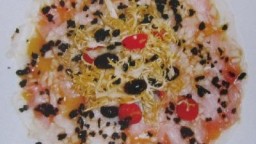 Recepta de cuina de Carpaccio de bacallà amb olivada
