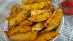 Recepta de cuina de Patates amb espècies al forn