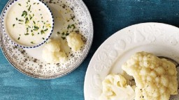 Recepta de cuina de Coliflor amb crema de llimona i melissa (Tarongina)
