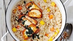 Recepta de cuina de Risotto de pastanaga amb formatge de cabra