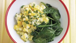 Recepta de cuina de Tàrtar d'ous amb espinacs