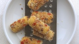 Recepta de cuina de Croquetes de verdura amb crema d'espinacs
