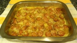 Recepta de cuina de Puré de patates amb frankfurt