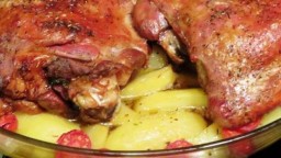 Recepta de cuina de Cuixa de gall dindi al forn