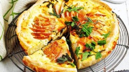 Recepta de cuina de Quiché de formatge amb peres