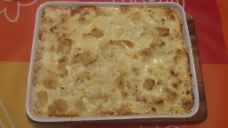 Gratinat de bacallà amb patates