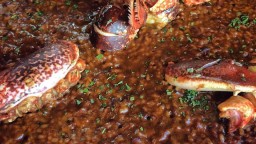 Recepta de cuina de Arròs caldós amb llamàntol blau
