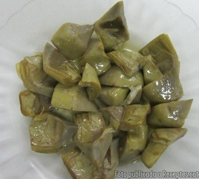 Recepta de cuina de Cors de carxofes bullits