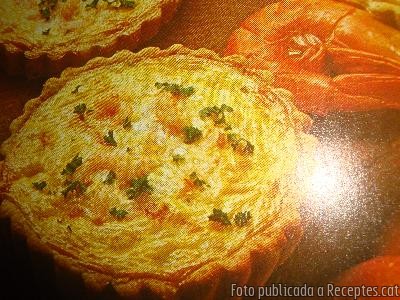 Quiche  de gambes