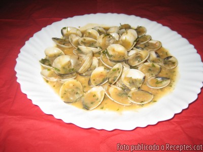 Recepta de cuina de Almejas ala marinera