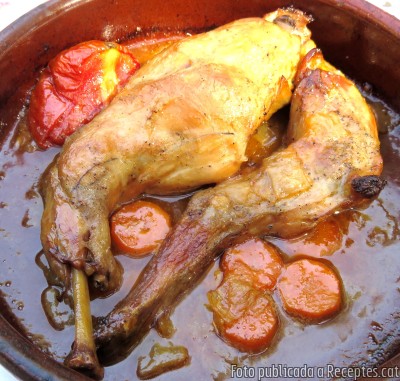 Recepta de cuina de Conill a la cassola