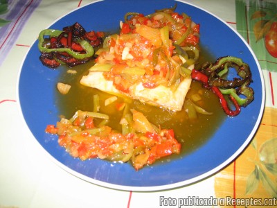 Recepta de cuina de Bacalao con fritada