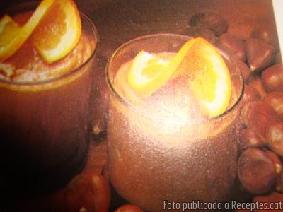 Recepta de cuina de Crema  de castanyes