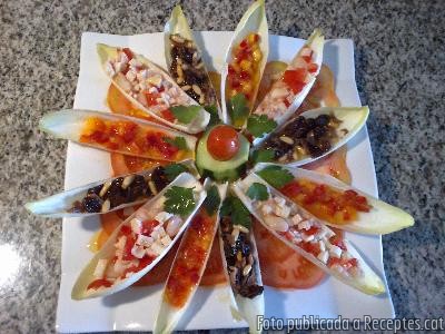 Recepta de cuina de Barquetes d'endívia