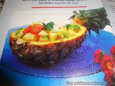 Recepta de cuina de Amanida de pinya i alvocats