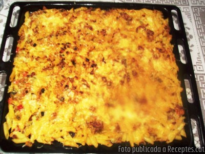 Recepta de cuina de Macarrons gratinats a la meva manera