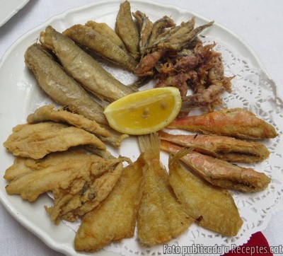 Assortiment de peixet fregit