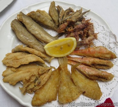 Assortiment de peix fregit